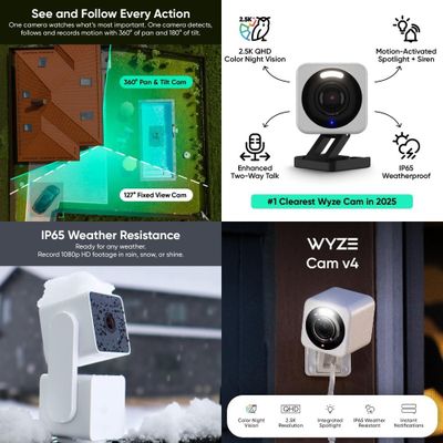 1 Parcel Box - 7 Pcs - Home Security & Safety - Mixed Conditions - Wyze