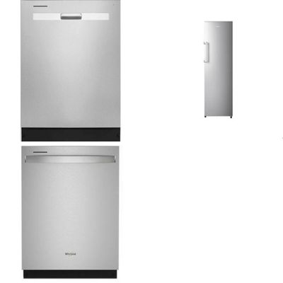 1 Pallet - 3 Pcs - Dishwashers - Untested Customer Returns - WHIRLPOOL, HISENSE