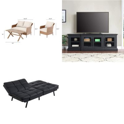 1 Pallet - 4 Pcs - TV Stands, Wall Mounts & Entertainment Centers - Untested Customer Returns - Walmart