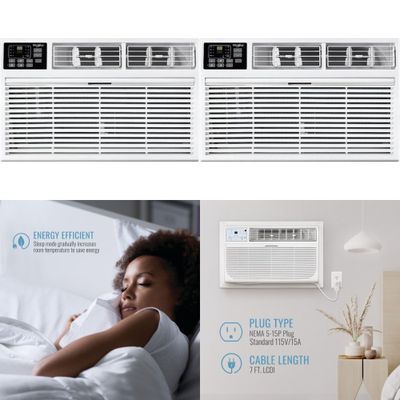 1 Pallet - 9 Pcs - Air Conditioners - Damaged / Missing Parts / Tested NOT WORKING - Frigidaire, Keystone, WHIRLPOOL, LG