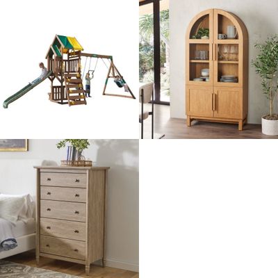 1 Pallet - 11 Pcs - Outdoor Play - Damaged / Missing Parts / Tested NOT WORKING - KidKraft, Better Homes & Gardens, MY TEXAS HOUSE