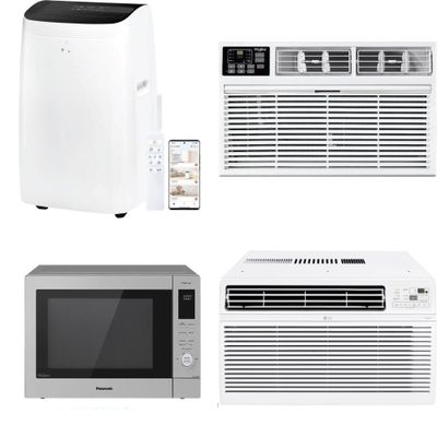1 Pallet - 10 Pcs - Air Conditioners, Bar Refrigerators & Water Coolers - Damaged / Missing Parts / Tested NOT WORKING - LG, WHIRLPOOL, MAGIC CHEF, FRIGIDAIRE CO (ELECTROLUX)