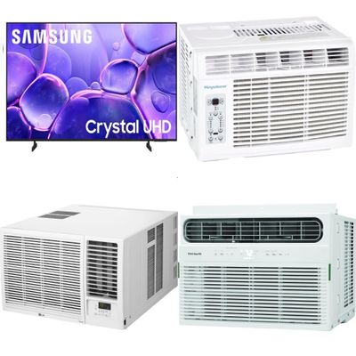 1 Pallet - 13 Pcs - Air Conditioners, LED & LCD-Mixed Condition - General Merchandise
