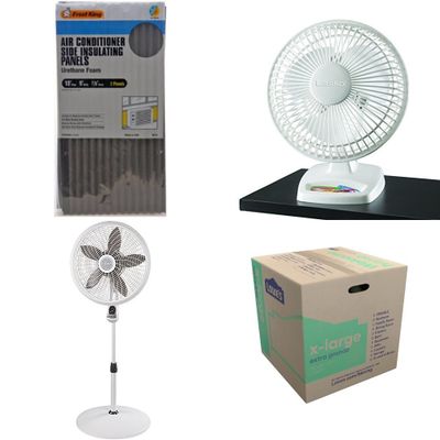 1 Pallet - 14 Pcs - Decorations & Favors, Fans - Untested Customer Returns - Haunted Hill / Tekky, Lasko, Frost King, UNBRANDED
