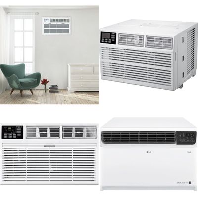 1 Pallet - 9 Pcs - Air Conditioners - Damaged / Missing Parts / Tested NOT WORKING - WHIRLPOOL, LG, Emerson, Arctic Wind