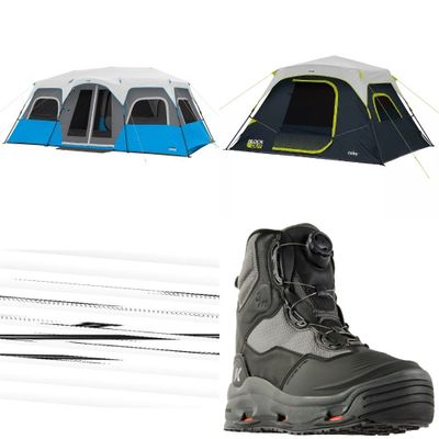 1 Pallet - 112 Pcs - Fishing & Wildlife, Mens, Not Powered, Camping & Hiking - Plano, Toysmith, Merrell, Flambeau - Outdoor Retailer