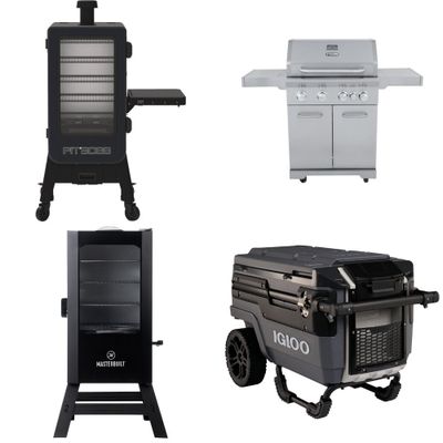 1 Pallet - 5 Pcs - Grills & Outdoor Cooking - Masterbuilt, Pit Boss, NXR, Igloo - Outdoor Retailer