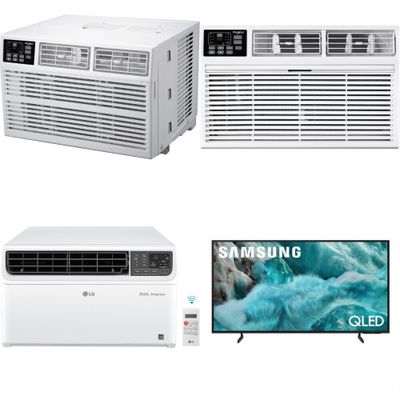 1 Pallet - 8 Pcs - Air Conditioners, LED & LCD - Damaged / Missing Parts / Tested NOT WORKING - LG, Samsung, WHIRLPOOL, Broan