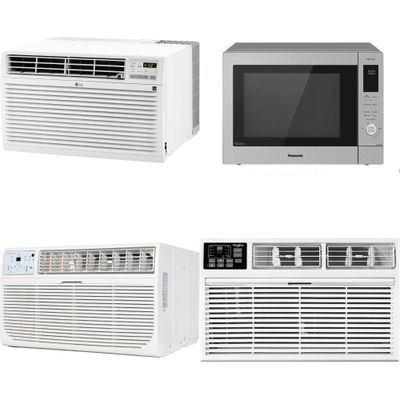 1 Pallet - 9 Pcs - Air Conditioners, Microwaves - Damaged / Missing Parts / Tested NOT WORKING - Panasonic, LG, LG Electronics, Keystone