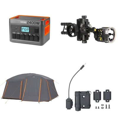 1 Pallet - 107 Pcs - Mens, Camping & Hiking, Shooting, Fishing & Wildlife - Mixed Conditions - Outdoor Retailer