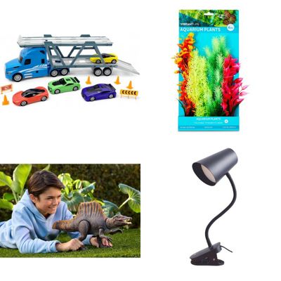 1 Pallet - 184 Pcs - Action Figures, Lighting & Light Fixtures, Pet Toys & Pet Supplies - Major Retailer