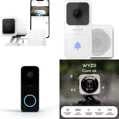 1 Parcel Box - 33 Pcs - Security & Surveillance - Mixed Conditions - Wyze