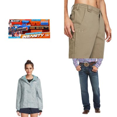 1 Pallet - 451 Pcs - Fishing & Wildlife, Water Guns & Foam Blasters, T-Shirts, Polos, Sweaters, Kitchen & Dining - Mixed Conditions - Outdoor Retailer