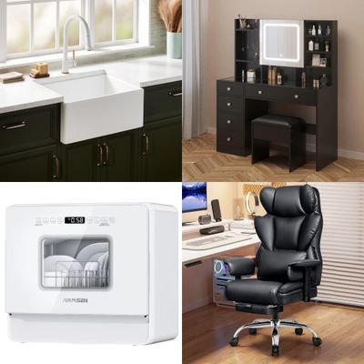 1 Pallet - 5 Pcs - Office, Bedroom - Untested Customer Returns