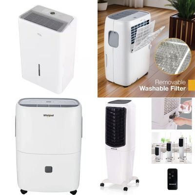 1 Pallet - 23 Pcs - Humidifiers / De-Humidifiers, Heaters - Visually inspected, Good/Functional