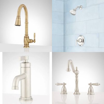 1 Pallet - 195 Pcs - Hardware, Unsorted, Bath, Kitchen & Bath Fixtures - Mixed Conditions