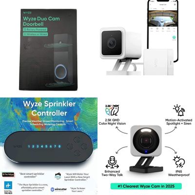 1 Parcel Box - 27 Pcs - Security & Surveillance, Home Security & Safety - Mixed Conditions - Wyze