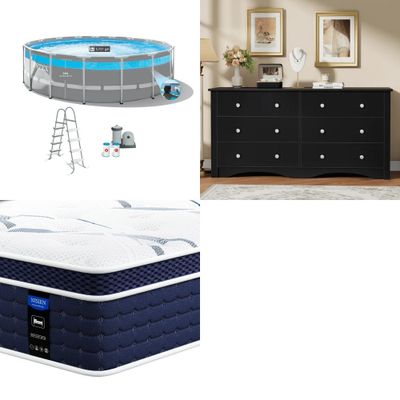 1 Pallet - 8 Pcs - Mattresses - Untested Customer Returns - Walmart