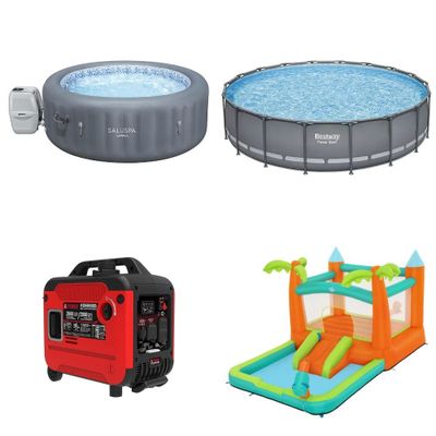 1 Pallet - 10 Pcs - Pools & Water Fun, Curtains & Window Coverings, Bedding & Decor - Mixed Condition - Walmart