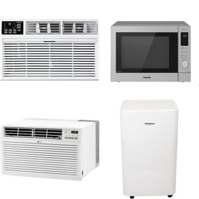 1 Pallet - 11 Pcs - Air Conditioners - Damaged / Missing Parts / Tested NOT WORKING - WHIRLPOOL, Keystone, Panasonic, LG
