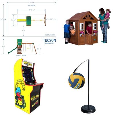 1 Pallet - 7 Pcs - Game Room - Untested Customer Returns - Walmart