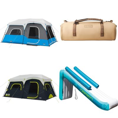 1 Pallet - 26 Pcs - Camping & Hiking, Hunting, Boats & Water Sports - Mixed Conditions - Outdoor Retailer