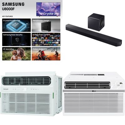 1 Pallet - 12 Pcs - Air Conditioners, LED & LCD-Mixed Condition - General Merchandise