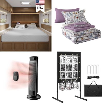 1 Pallet - 11 Pcs - Mattresses, Heaters- Major Retailer