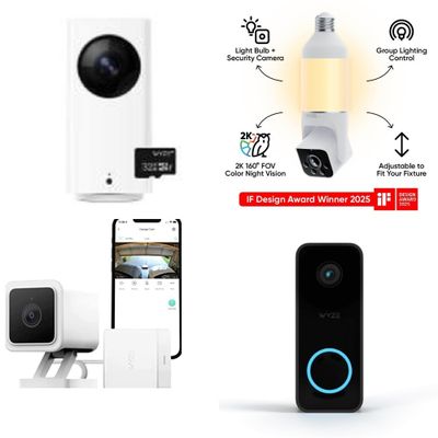 1 Parcel Box - 134 Pcs - Security & Surveillance, Home Security & Safety - Mixed Conditions - Wyze
