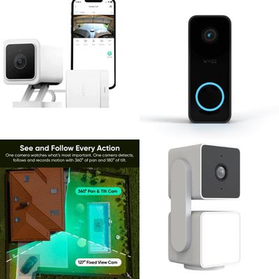 1 Parcel Box - 77 Pcs - Security & Surveillance, Hardware - Mixed Conditions - Wyze