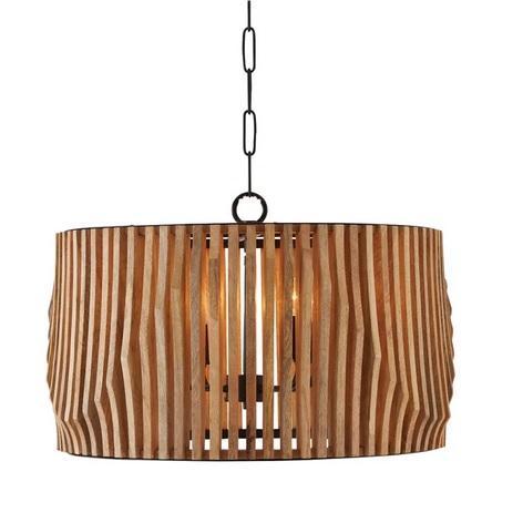 Capital Lighting 344642WK Wood Pendant - MSRP $462