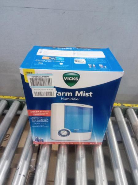 Vicks Warm Mist Humidifier, Kraus Kitchen Faucet, Vevor 4 Gallon Battery…
